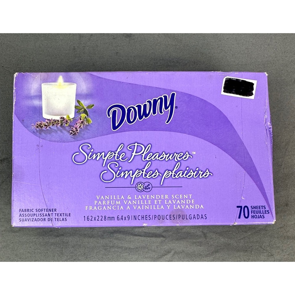 Downy Simple Pleasures Dryer Sheets Vanilla & Lavender Discontinued